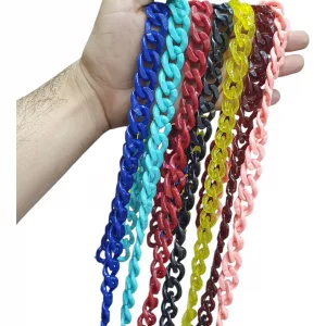 CADENAS ACRILICAS PARA BISUTERIA Y ACCESORIOS