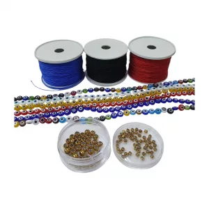 Sartas de ojos turcos para bisuteria, pulseras y manillas