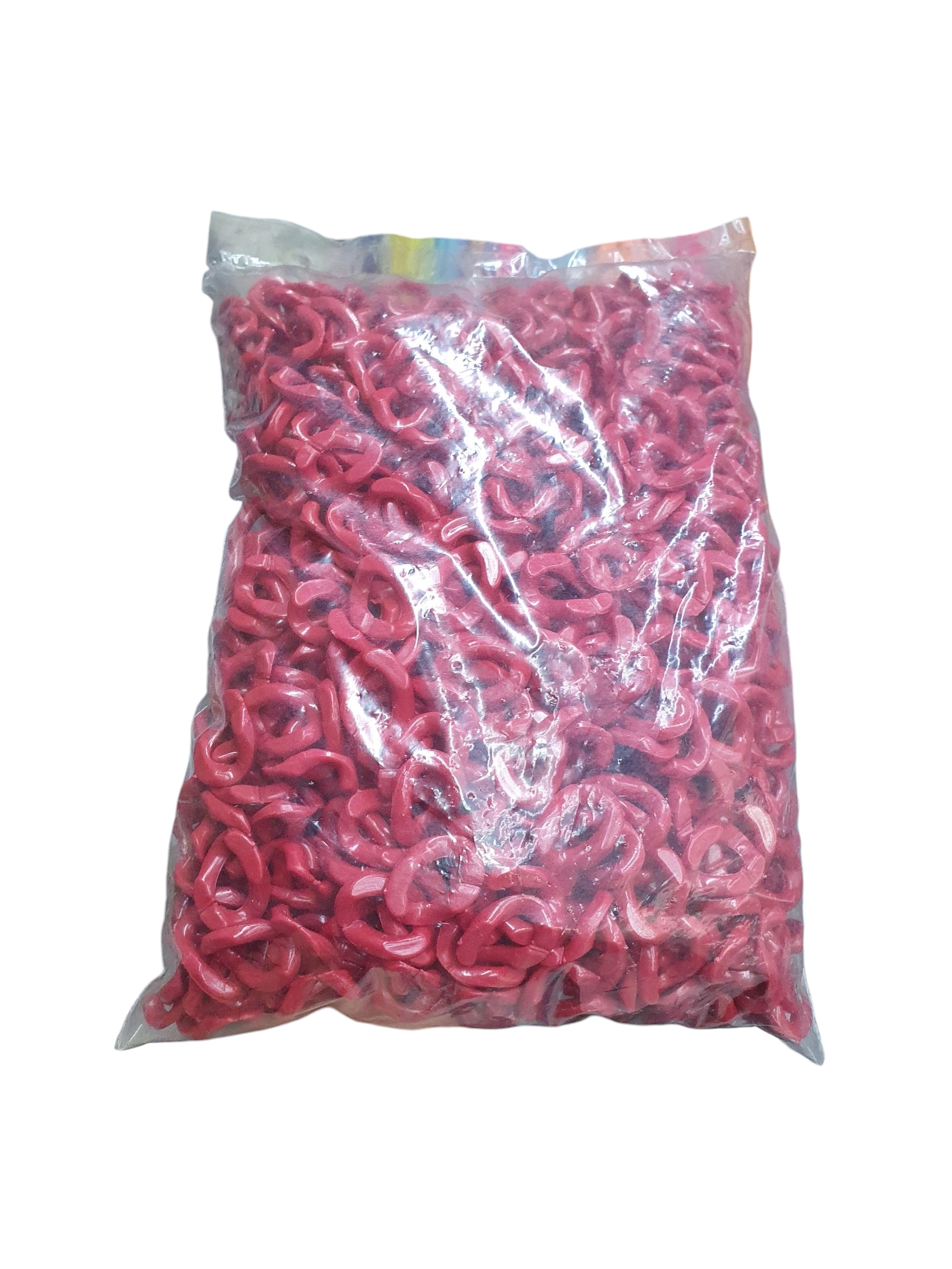 Libra De Cadena Acrilica Roja