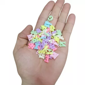 Letras Para Llaveros De Colores (500 Gramos)