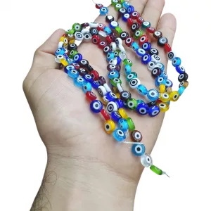 ojo turco para bisuteria y pulseras calibre 8 mm