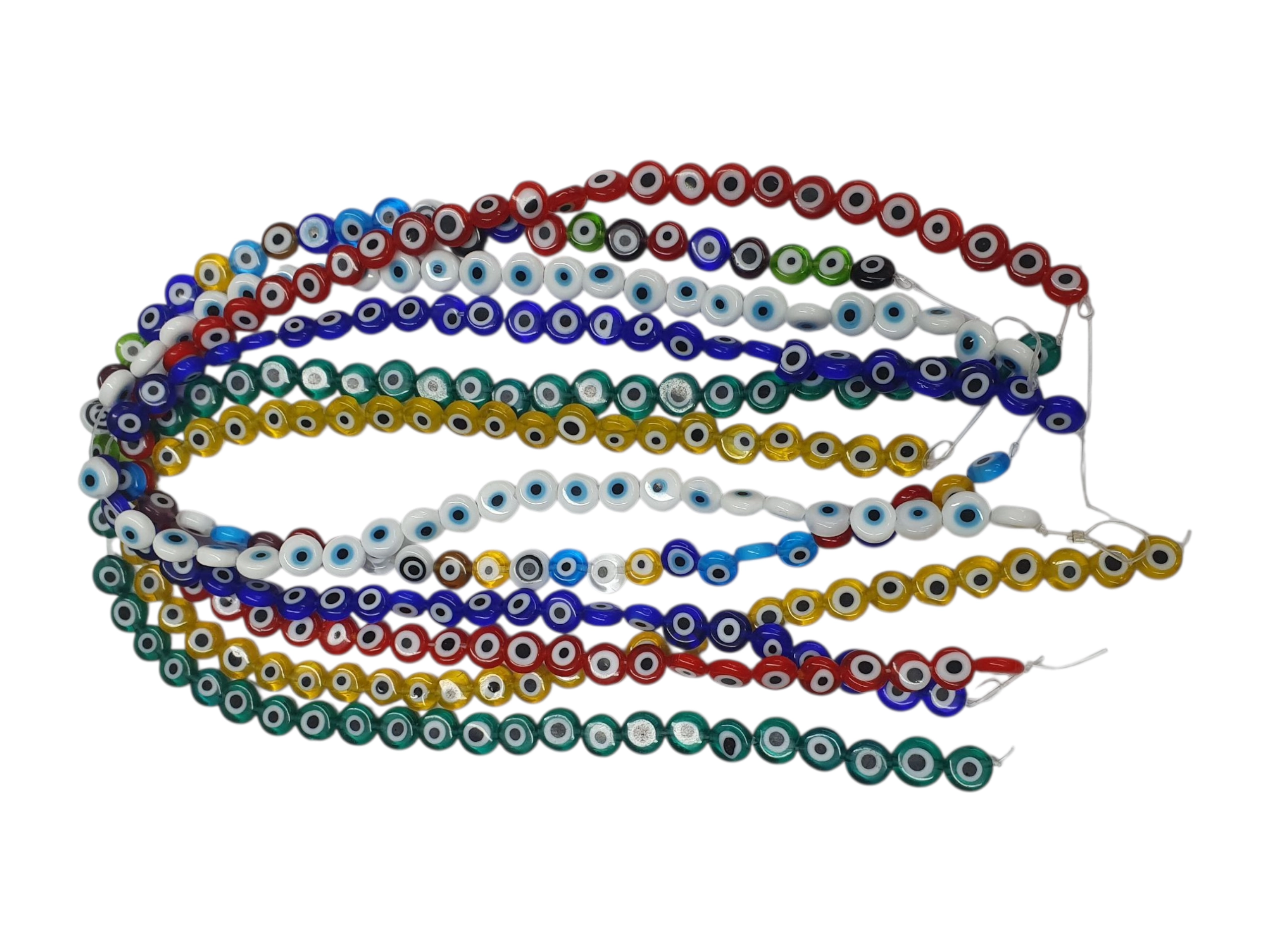 ojo turco para bisuteria y pulseras calibre 8 mm