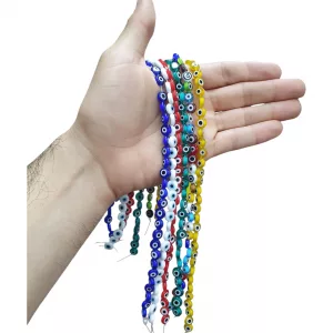 ojo turco para bisuteria y pulseras calibre 8 mm