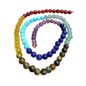 Sarta Piedra 7 Chakras Pulseras (#4)