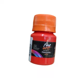 Pintura Acrilica Base Agua 60 Ml Roja