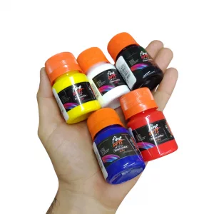 Combo De Pintura Acrilica X 5 Fine Arts