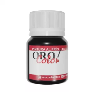 Pintura Acrilica Base Agua 30 Ml Negro