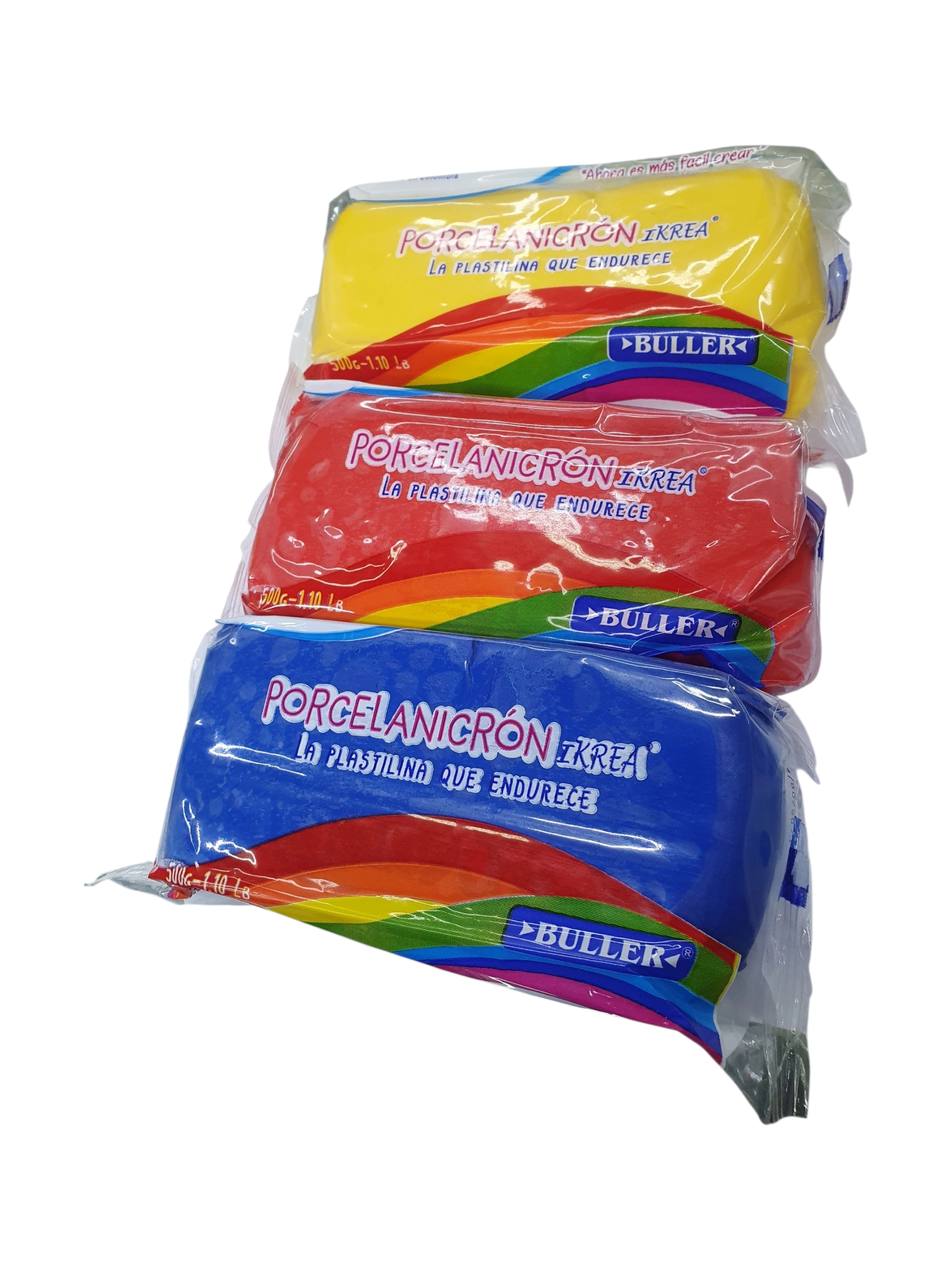 Porcelanicron Ikrea Combo TriColor Amarillo Azul Rojo - Imagen 5