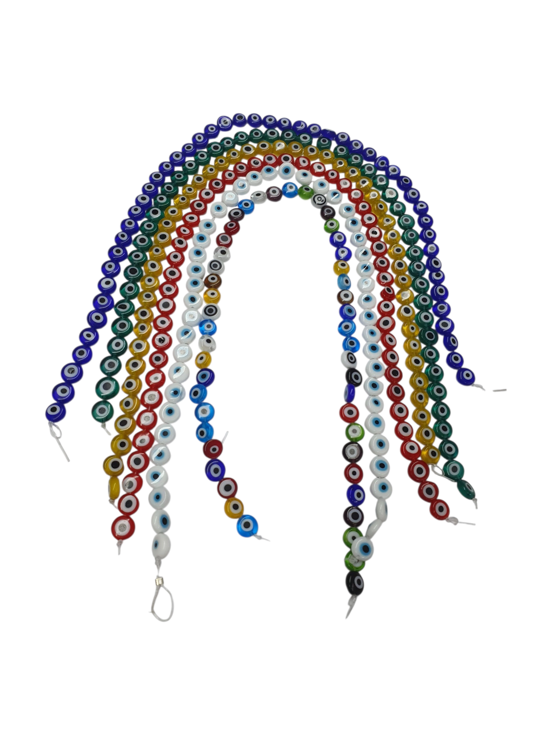 Sartas de ojos turcos para bisuteria, pulseras y manillas