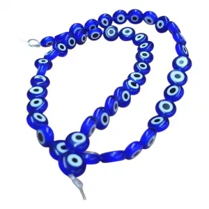 Sarta de Ojos Turco Plano #8 Azul