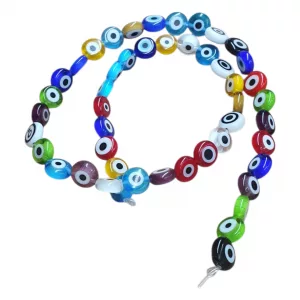 Sarta de Ojos Turco Plano Multicolor #8