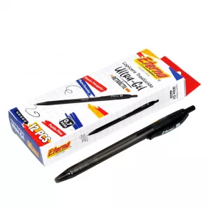 Lapicero Negro Retráctil Tinta 0.7 mm Eterna (cuerpo opaco)