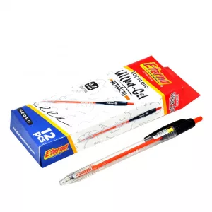 Lapicero Negro Retráctil Tinta 0.7 mm Eterna (transparente)