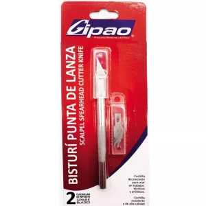 Bisturí Metalico Punta De Lanza Gipao