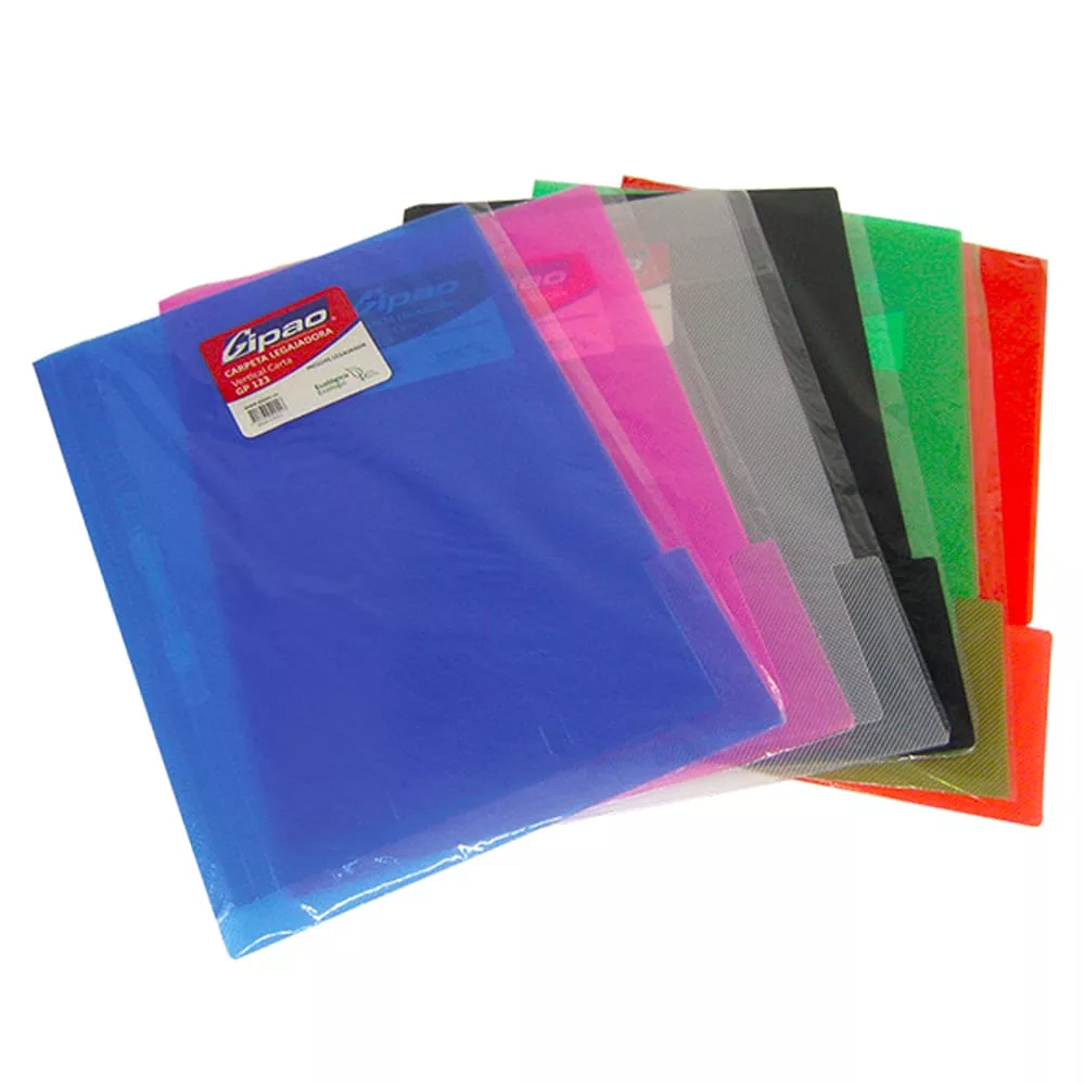 carpetas plásticas escolares marca gipao