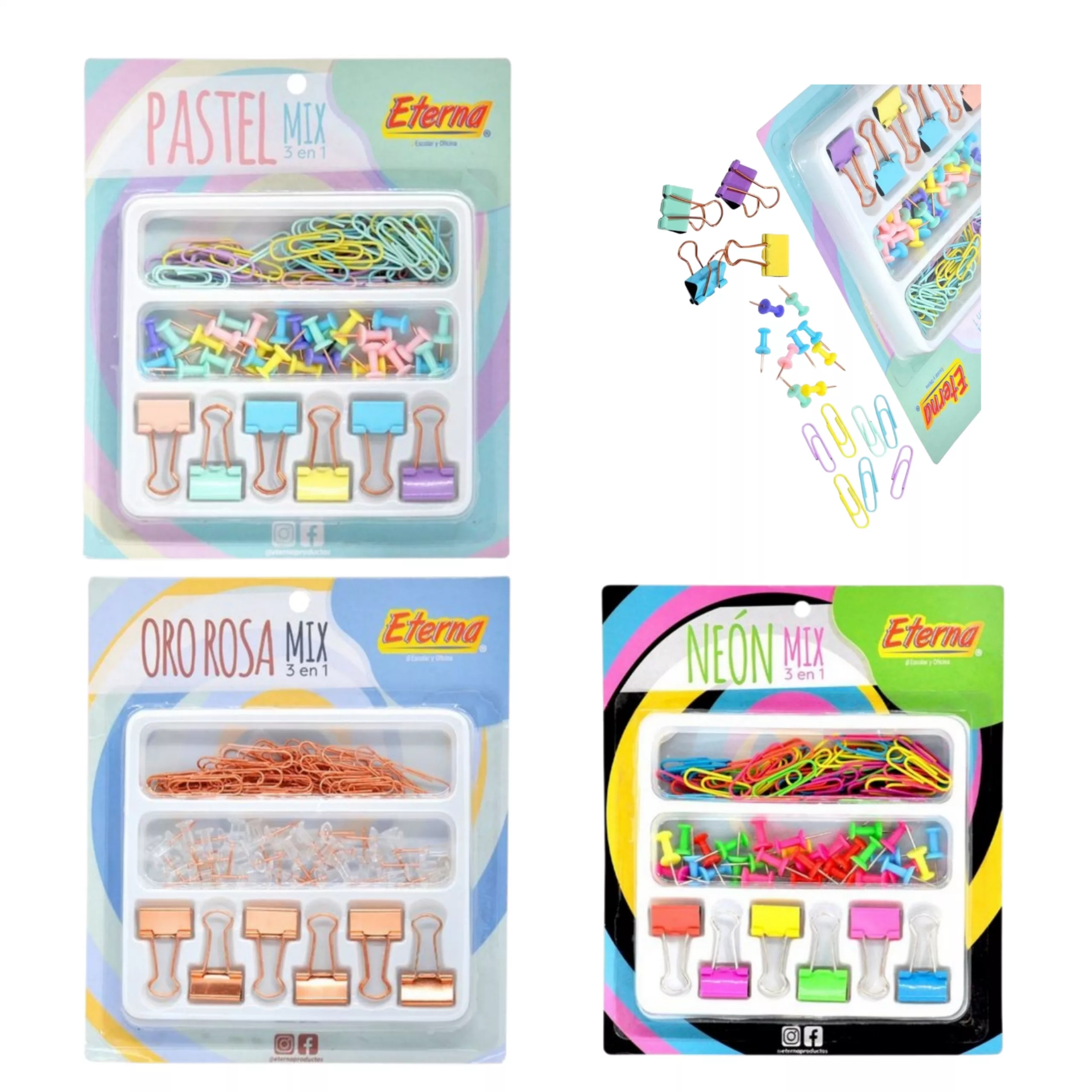 set de ganchos oficina y escritorio