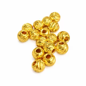 Balin Diamantado Rodio Para Pulseras #6 x 12 u