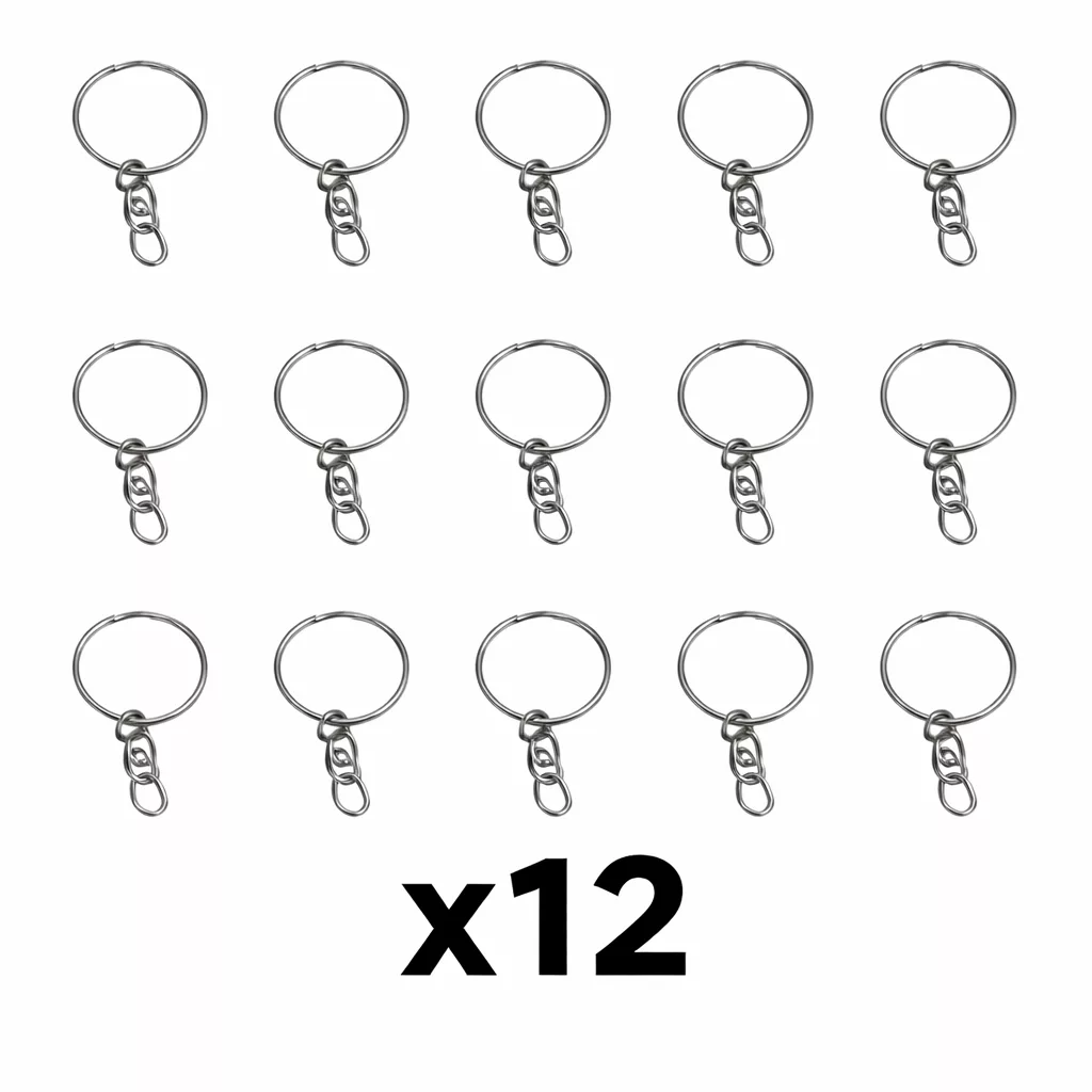 Argolla Para Llaveros x 12 u (P)