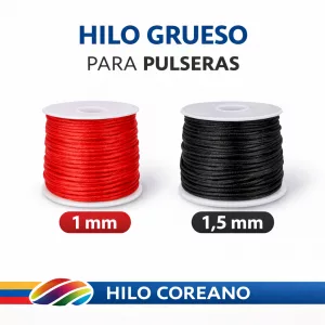 Hilo Coreano 1 mm y 1,5 mm