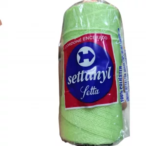 Hilo Encerado Settanyl Verde Pastel
