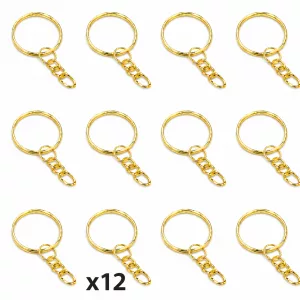 Argolla Para Llaveros x 12 u (D)