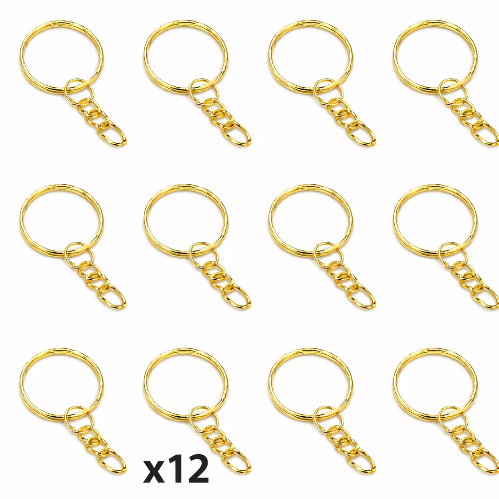 Argolla Para Llaveros x 12 u (D)
