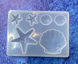 Molde de silicona figuras marinas (v2a)
