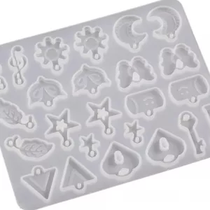Molde de silicona dijes figuras x 24
