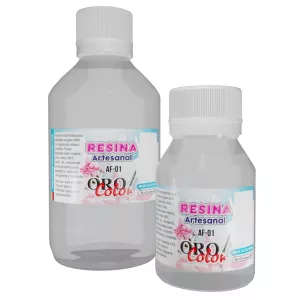 Resina Artesanal Oro Color 120 Ml + 60 Ml Combo
